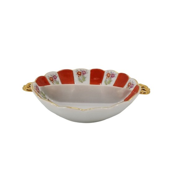 Ucagco China Candy Or Condiment Divided Dish, Occupied Japan - Picture 4 of 8
